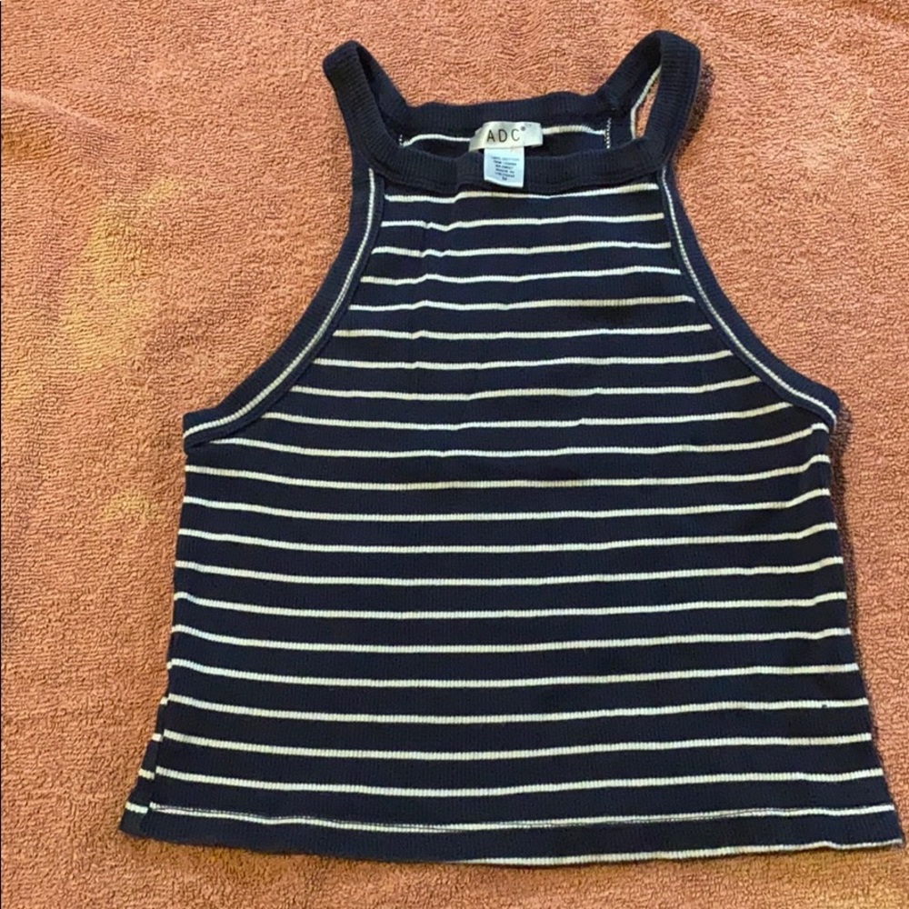 Striped crop top